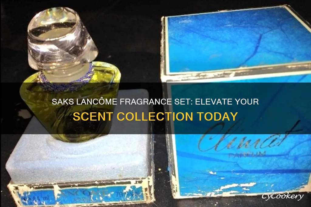 saks lancome fragrance set