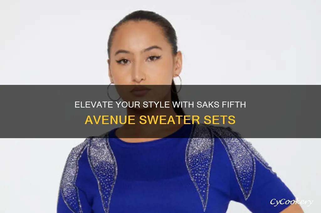 saks sweater set
