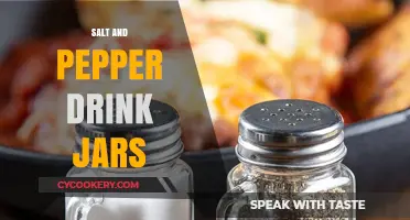 Chic Salt and Pepper Drink Jars: Stylish Upcycling Ideas for Home Decor