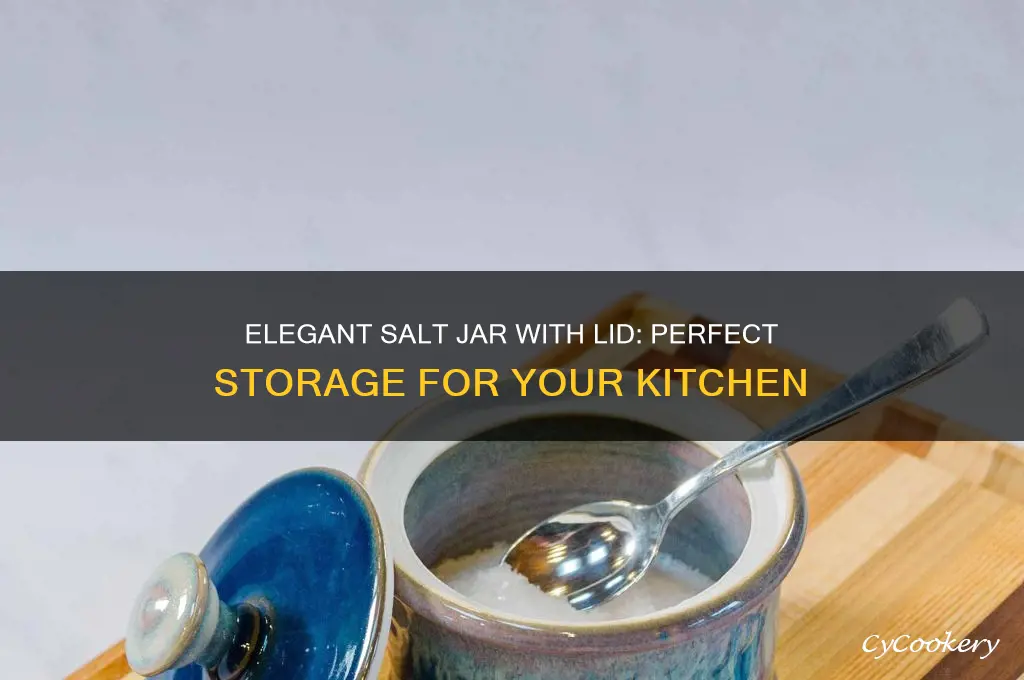salt jar with lid