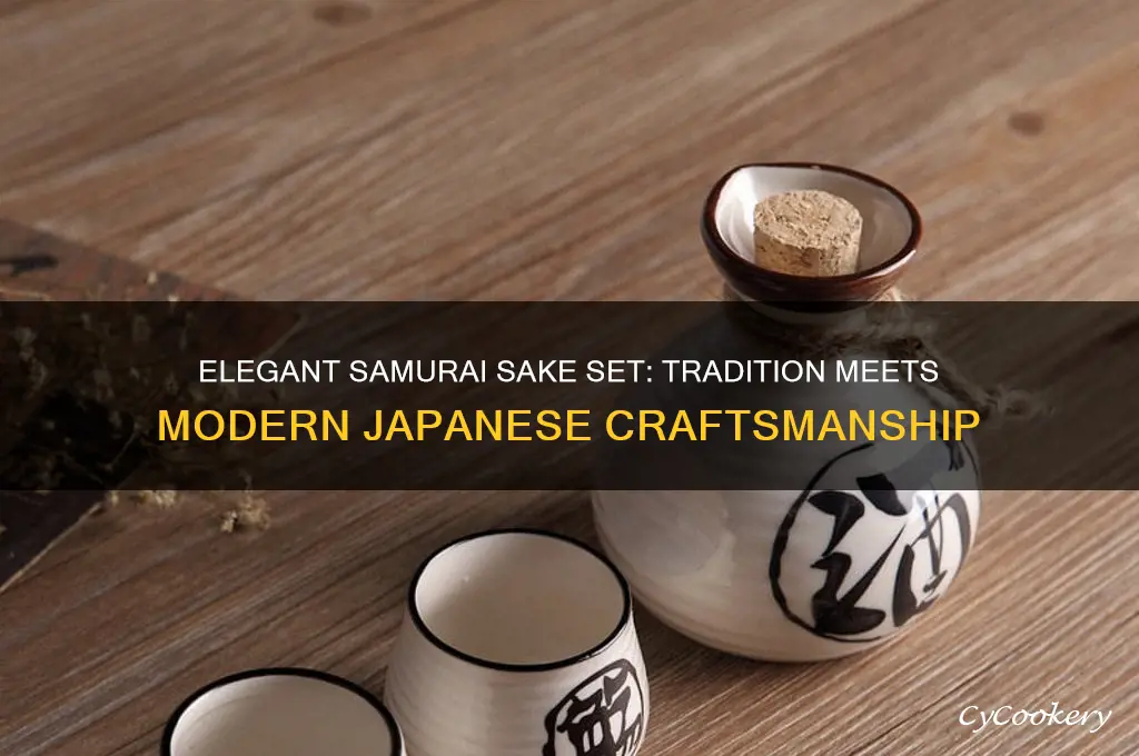 samurai sake set