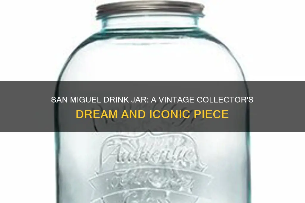 san miguel drink jar