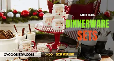 Jolly Holiday Cheer: Santa Claus Dinnerware Sets for a Festive Table