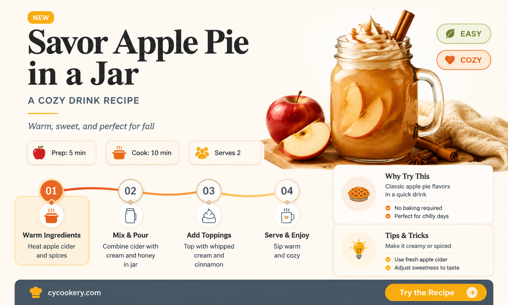 apple pie in a jar drink