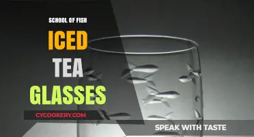 School of Fish Iced Tea Glasses: Creative Aquatic-Themed Drinkware Ideas