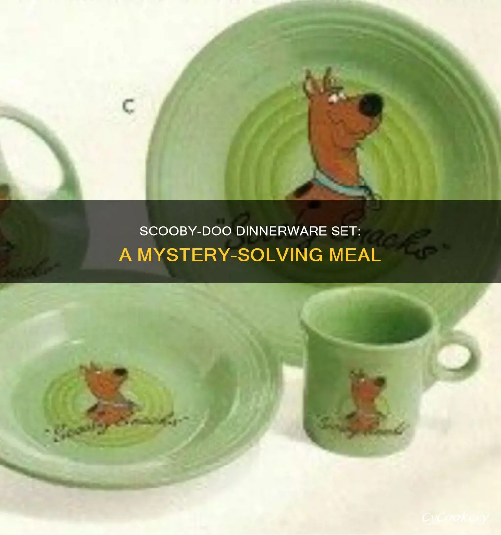 scooby doo dinnerware set