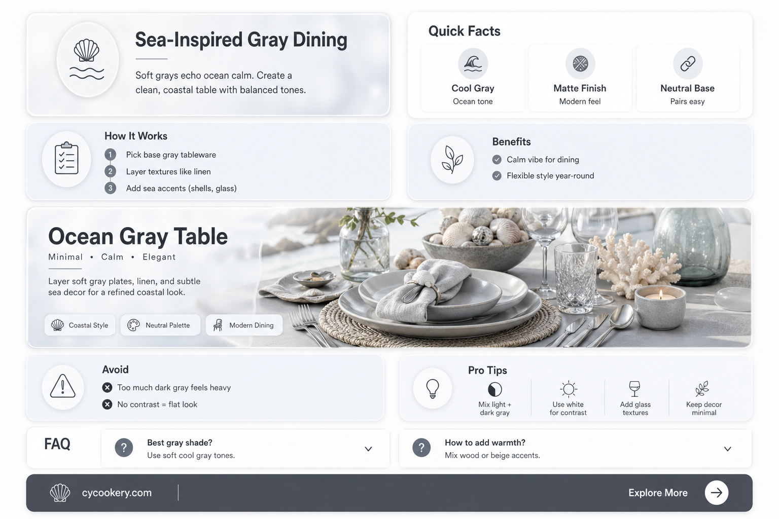 16 piece dinnerware set in sea salt gray