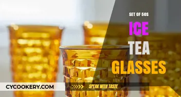 Vintage Charm: Exploring the Timeless Appeal of 50s Ice Tea Glasses