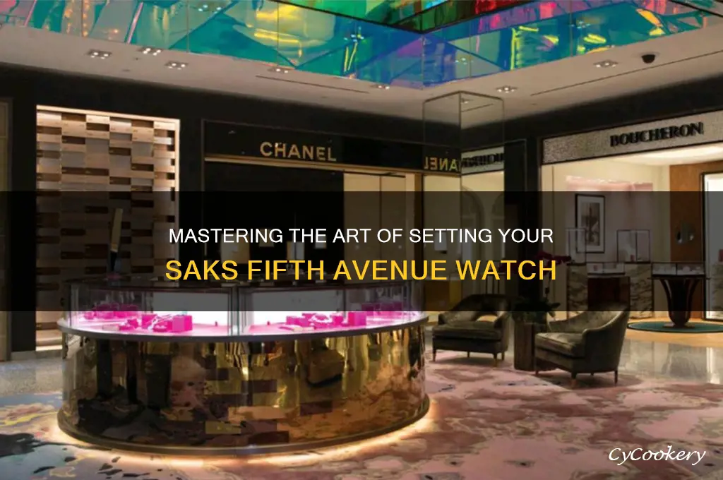 setting saks fifth watch