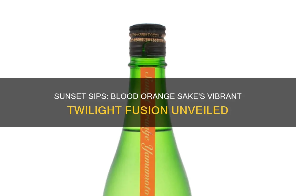 setting sun blood orange sake