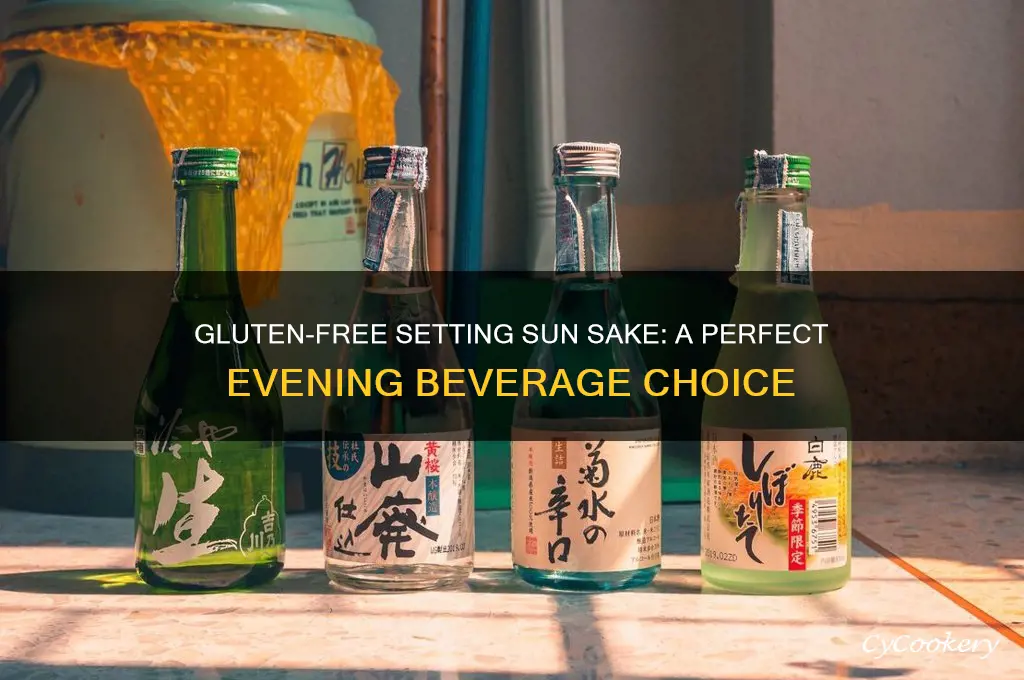 setting sun sake gluten free