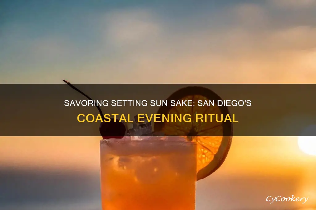 setting sun sake san diego