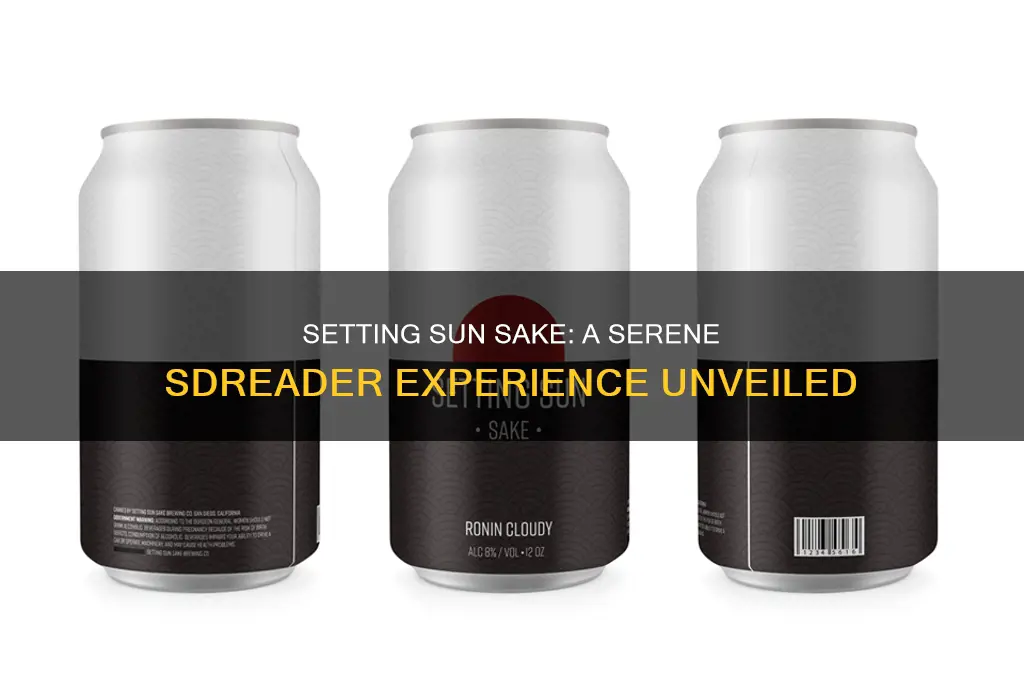setting sun sake sdreader