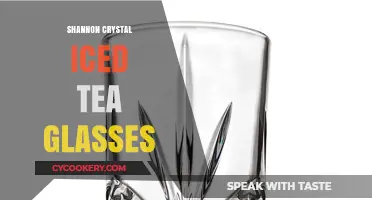 Elegant Shannon Crystal Iced Tea Glasses for Summer Refreshment