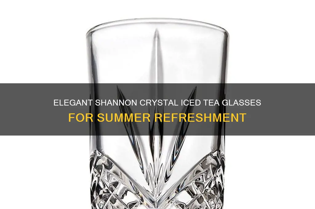 shannon crystal iced tea glasses