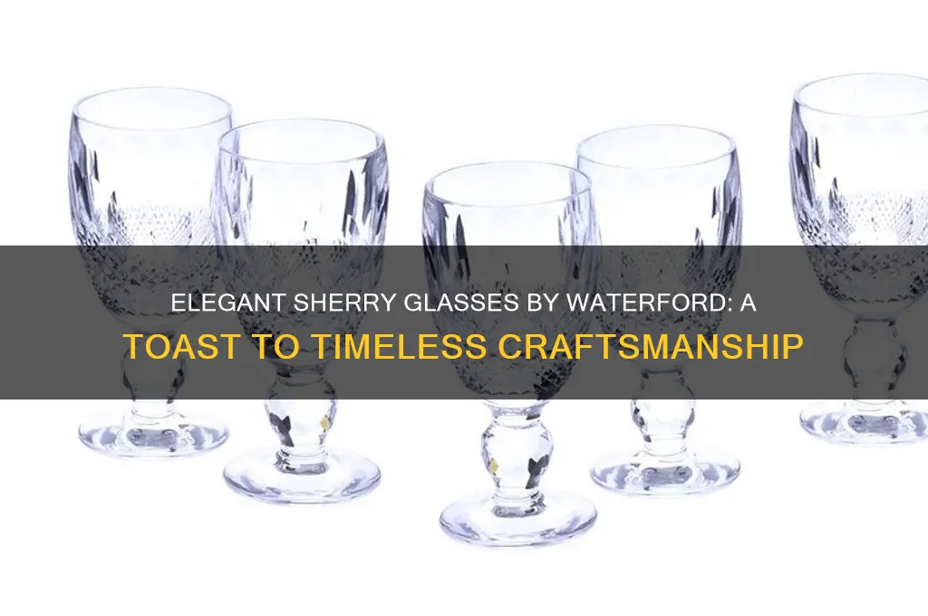 sherry glasses waterford