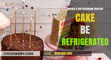 Buttercream Frosted Cake: To Refrigerate or Not?