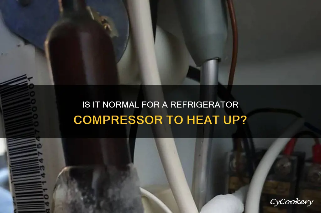should a compressor on refrigerator get hot