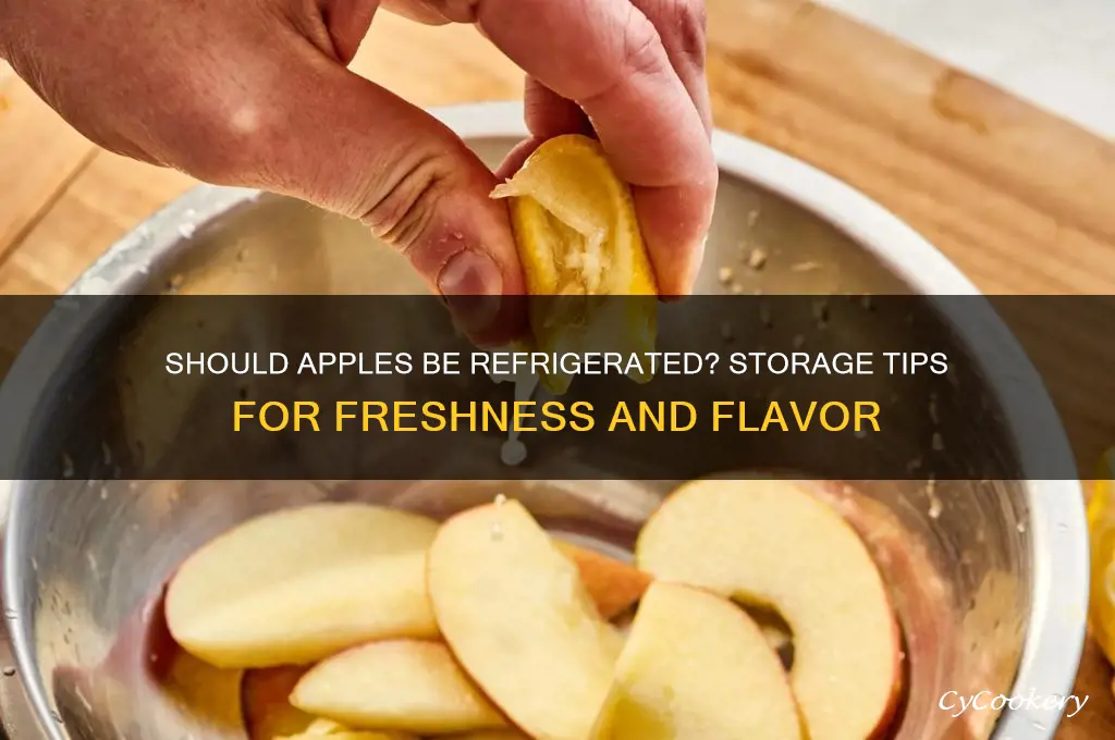 should apples be kept in the refrigerator