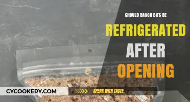 Should Bacon Bits Be Refrigerated After Opening? Storage Tips Revealed