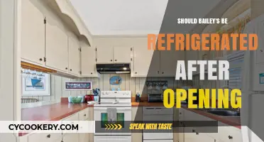 Does Bailey's Need Refrigeration After Opening? A Complete Guide