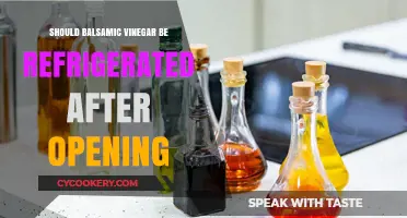 Should Balsamic Vinegar Be Refrigerated After Opening? The Truth