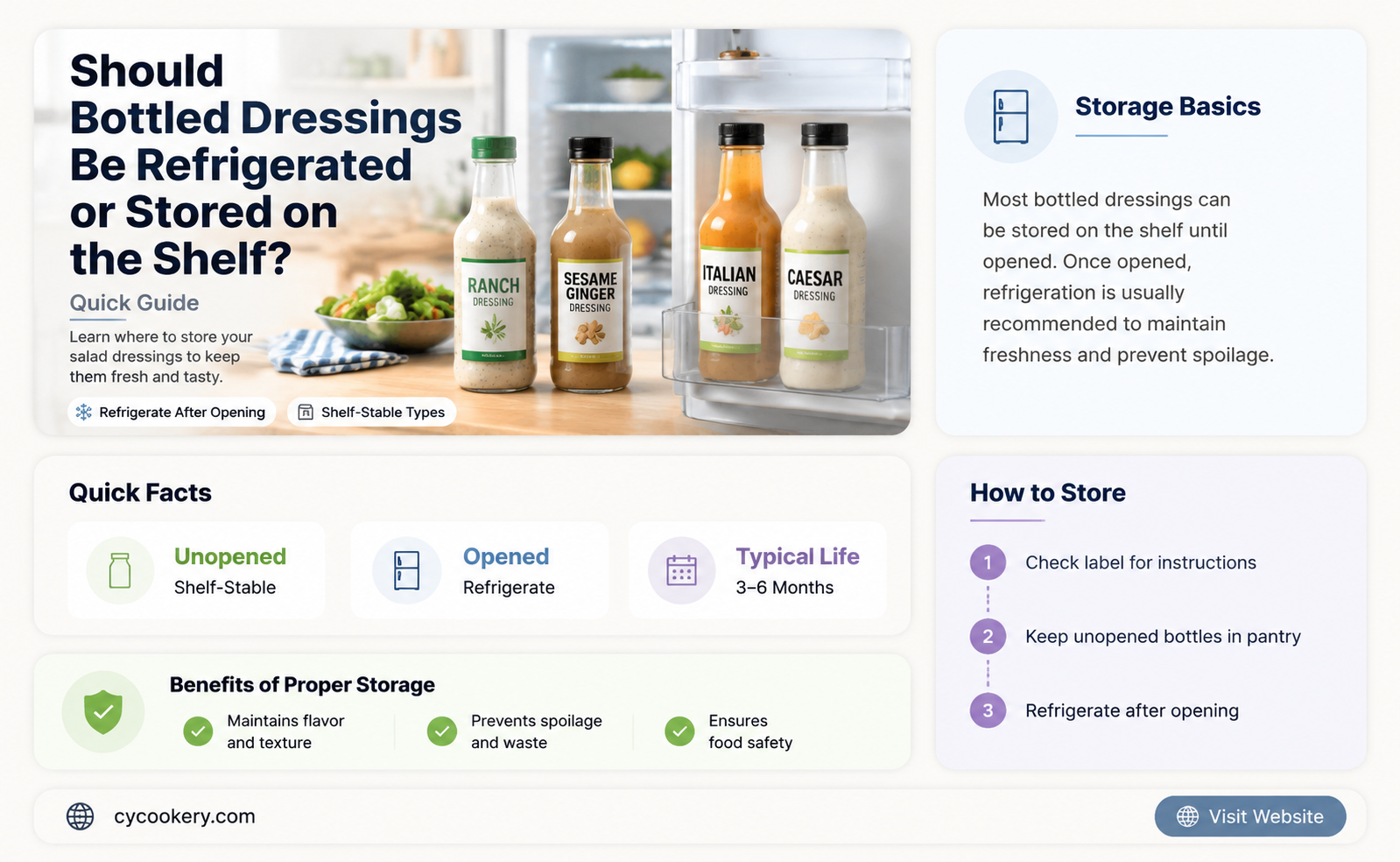 are bitten dressings refrigerated or on the shelf