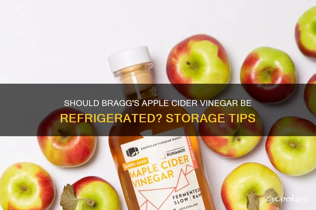 should braggs apple cider vinegar be refrigerated
