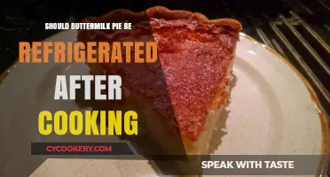 Refrigerate Buttermilk Pie Post-Baking: Essential Tips for Freshness and Safety
