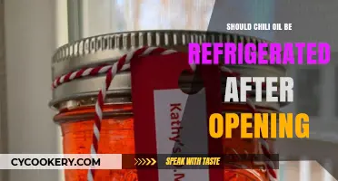 Should Chili Oil Be Refrigerated After Opening? A Storage Guide