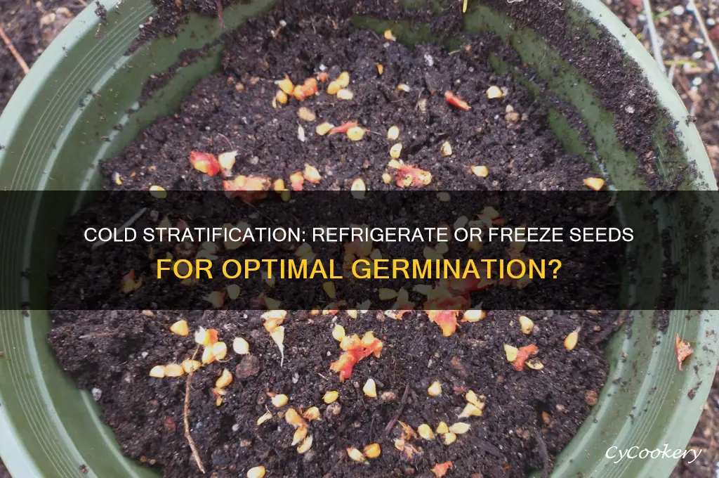 should cold stratification be frozen or refrigerated