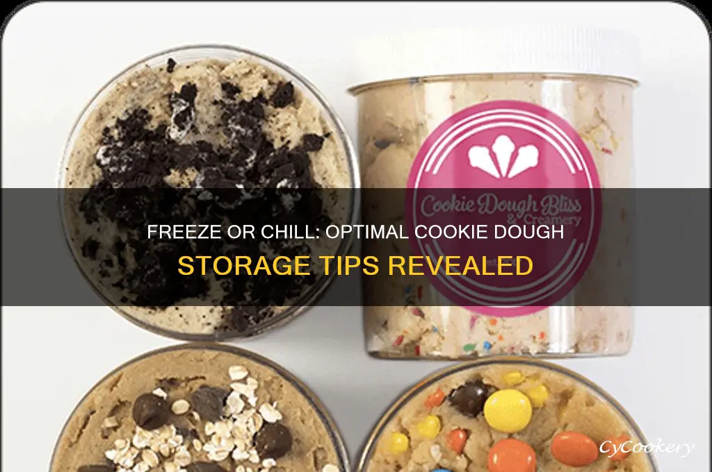should cookie dough be frozen or refrigerated