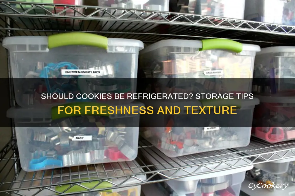 should cookies be stored in the refrigerator