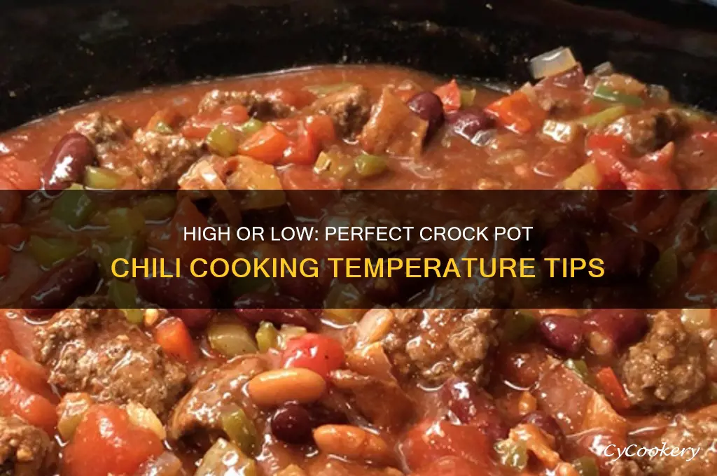 should crock pot chili be cooked on high or low