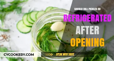 Should Dill Pickles Be Refrigerated After Opening? The Truth