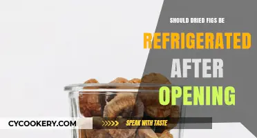 Should Dried Figs Be Refrigerated After Opening? Storage Tips