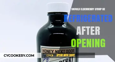 Refrigerate Elderberry Syrup After Opening: Essential Tips for Freshness