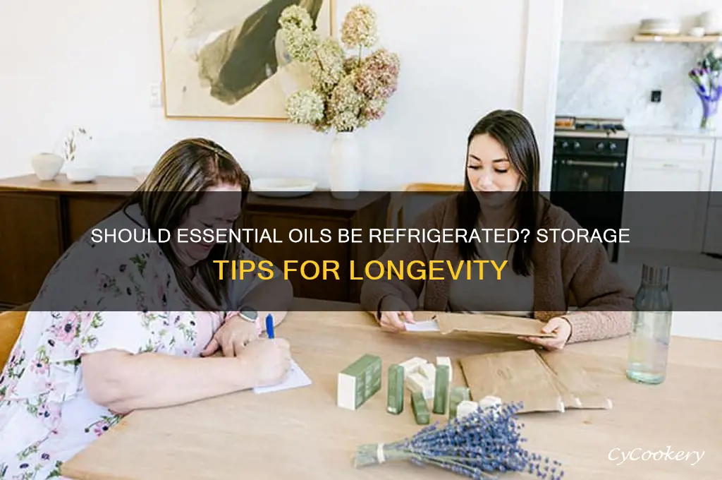 should essential oils be stored in refrigerator