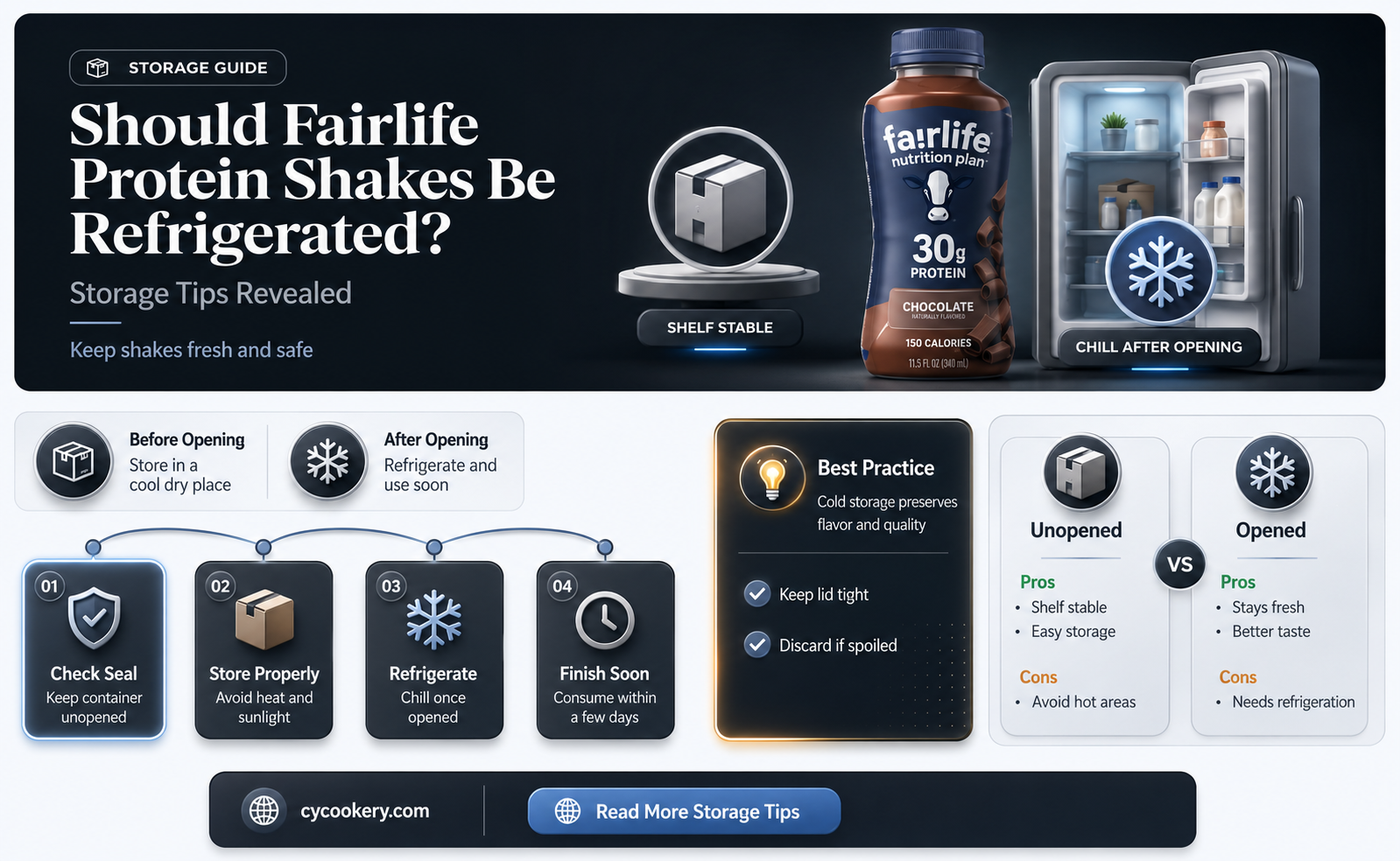 are fairlife protein shakes supposed to be refrigerated