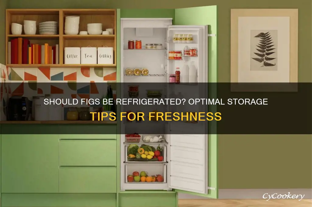 should figs be stored in the refrigerator