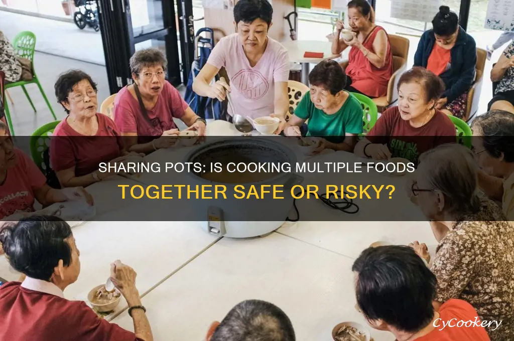 should food be cooked in the same pot