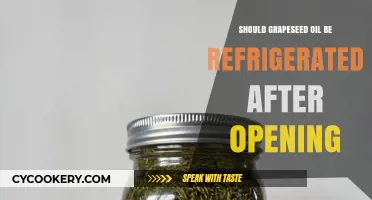 Should Grapeseed Oil Be Refrigerated After Opening? Storage Tips