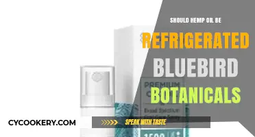 Should Hemp Oil Be Refrigerated? Bluebird Botanicals Storage Tips