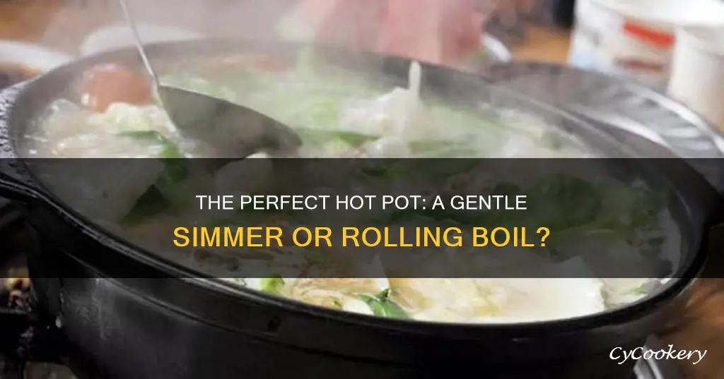 should hot pot be boiling