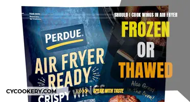 Air Fryer Wings: Frozen or Thawed?