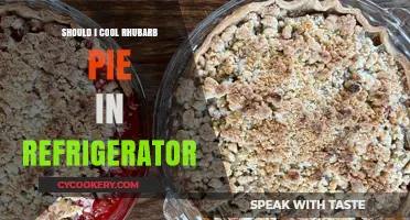 Cooling Rhubarb Pie: Refrigerator Tips for Perfect Texture and Flavor