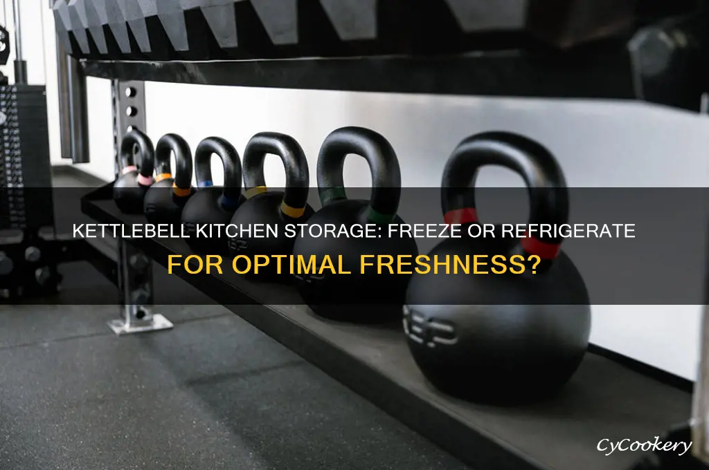 should i freeze or refrigerate kettlebell kitchen