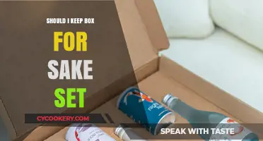 Should You Keep the Box for Your Sake Set? Pros and Cons