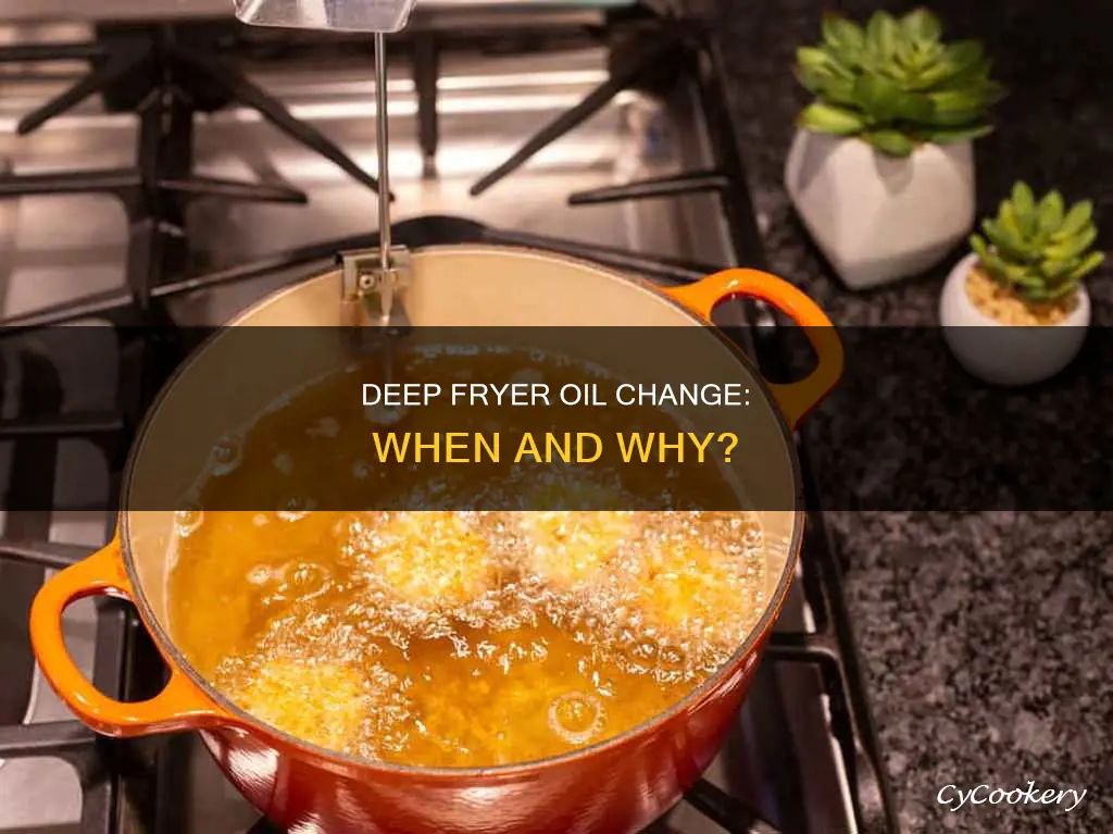 should i leave cooked cooled oil in my deep fryer