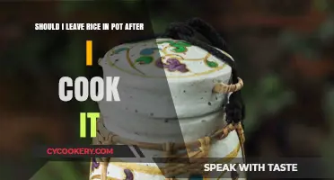 Should You Leave Rice in the Pot After Cooking? Tips and Advice